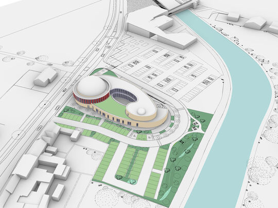 Concept architectural du site Orionis